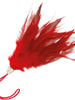 Accesoriu erotic DARKNESS Red Stimulating Feather, pentru stimulare senzorială delicată, culoare roșu