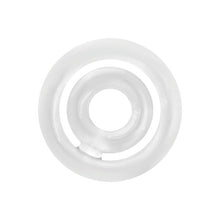 Inel dublu pentru penis ADDICTED TOYS Potenz C-Ring, din silicon flexibil, dimensiuni 20 x 40 mm, transparent