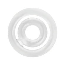 Inel dublu pentru penis ADDICTED TOYS Potenz C-Ring, din silicon flexibil, dimensiuni 20 x 40 mm, transparent