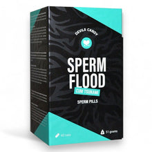 Capsule DEVIL’S CANDY Sperm Flood, pentru creșterea volumului și calității spermei, cu maca și guarana, 60 buc