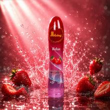 Diblong Lubricant Jelly Relax - lubrifiant pe bază de apă, textură groasă, cu aromă de căpșuni, 100 ml (roz)