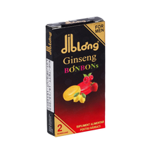 Diblong Ginseng Bonbons - supliment alimentar pentru bărbați, bomboane cu ingrediente naturale ce susțin sănătatea sexuală și funcția erectilă, 1 cutie x 2 buc