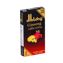 Diblong Ginseng Bonbons - supliment alimentar pentru bărbați, bomboane cu ingrediente naturale ce susțin sănătatea sexuală și funcția erectilă, 1 cutie x 2 buc