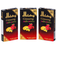 Diblong Ginseng Bonbons - supliment alimentar pentru bărbați, bomboane cu ingrediente naturale ce susțin sănătatea sexuală și funcția erectilă, 3 cutii x 2 buc