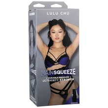 Masturbator manual DOC JOHNSON Ultraskyn Stroker, model Lulu Chu, din TPE texturat pentru simulare vaginală realistă, culoarea pielii