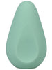 Stimulator clitoris DOC JOHNSON Ritual Chi, din silicon moale, 10 funcții de vibrație, rezistent la apă, verde turcoaz