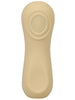 Stimulator clitoris DOC JOHNSON Ritual Sol, din silicon moale, cu pulsații, 10 funcții de vibrație, rezistent la apă, galben