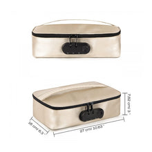 Cutie pentru jucării sexuale DORCEL Discreet Box, cu lacăt cu cifru, design discret și aspect premium, culoare auriu