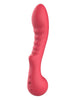 Vibrator DREAMTOYS Amour Aimée Flexible G-Spot, pentru stimularea punctului G, 10 funcții de vibrație, lungime 22 cm, roșu