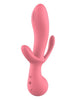 Vibrator DREAMTOYS Amour Claire Triple Pleasure, pentru stimulare clitoridiană, vaginală și anală, 10 funcții de vibrație, roz