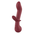 Vibrator DREAMTOYS Amour Loulou, pentru stimularea clitorisului și punctului G, 10 funcții de vibrație, lungime 21.7 cm, roșu
