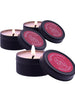 Set 3 lumânări pentru masaj DREAMTOYS Amour, cu ceară de soia, cu arome exotice, dulci și picante, 3 x 30 gr