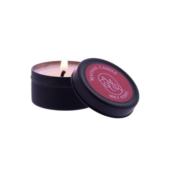 Lumânare pentru masaj DREAMTOYS Amour Spicy Scents, cu ceară de soia, cu aromă picantă, 30 gr