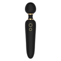 Aparat de masaj dublu DREAMTOYS Elite Noah Dual Wand, cu două capete, pentru corp și zonele intime, 7 funcții de vibrație, negru