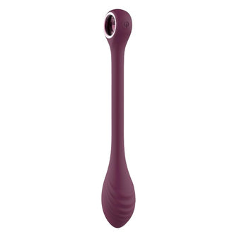 Vibrator flexibil DREAMTOYS Glam Bendable G-Spot, pentru stimularea punctului G, 7 funcții de vibrație, lungime 22 cm, mov