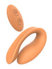 Vibrator dublu DREAMTOYS Glam Couples Vibrator, control prin telecomandă, 7 funcții de vibrație, culoare portocaliu