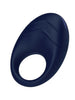 Inel vibrator pentru penis DREAMTOYS Glam Vibrating Cockring, 7 funcții de vibrație, 3 viteze, rezistent la apă IPX7, albastru