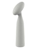 Vibrator DREAMTOYS Nude Luna Mini Wand, din silicon moale și flexibil, 10 funcții de vibrație, lungime 16.2 cm, culoare gri