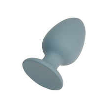 Plug anal DREAMTOYS Nude Sage Butt Plug, cu bilă mișcătoare, rezistent la apă, lungime 8 cm, diametru 4 cm, gri