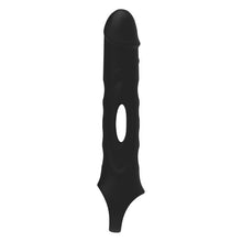 Manșon vibrator DREAMTOYS RAMROD, pentru extensia penisului, control prin telecomandă, 7 funcții de vibrație, 26 cm, negru