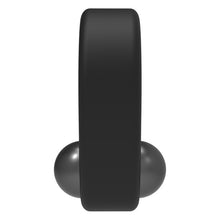 Inel pentru penis DREAMTOYS RAMROD Cockring Single Weight, cu bilă de oțel detașabilă, lungime 6.2 cm, din silicon, negru