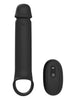 Manșon vibrator DREAMTOYS RAMROD, pentru extensia penisului, control prin telecomandă, 7 funcții de vibrație, 24 cm, negru