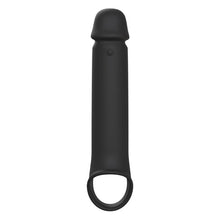 Manșon vibrator DREAMTOYS RAMROD, pentru extensia penisului, control prin telecomandă, 7 funcții de vibrație, 24 cm, negru