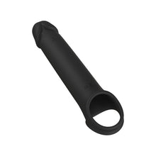 Manșon vibrator DREAMTOYS RAMROD, pentru extensia penisului, control prin telecomandă, 7 funcții de vibrație, 24 cm, negru