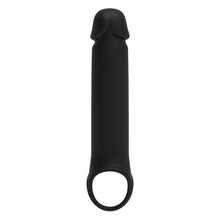 Manșon vibrator DREAMTOYS RAMROD, pentru extensia penisului, control prin telecomandă, 7 funcții de vibrație, 24 cm, negru