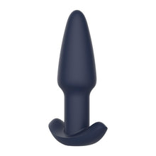 Plug anal vibrator DREAMTOYS Startroopers Pluto, control prin telecomandă, 10 funcții de vibrație, lungime 13.6 cm, albastru