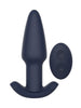 Plug anal vibrator DREAMTOYS Startroopers Pluto, control prin telecomandă, 10 funcții de vibrație, lungime 13.6 cm, albastru