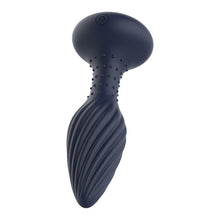 Plug anal vibrator DREAMTOYS Startroopers Triton, control prin telecomandă, 10 funcții de vibrație, lungime 15.2 cm, albastru