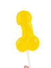 Acadea în formă de penis DRINK ME, cu gust de cocktail Piña Colada, perfect ca un cadou sexy și amuzant, culoare galben (9977P)