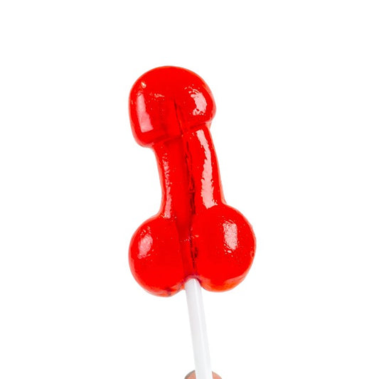 Acadea în formă de penis DRINK ME, cu gust de cocktail Strawberry Daiquiri, perfect ca un cadou sexy și amuzant, culoare roșu (9977S)