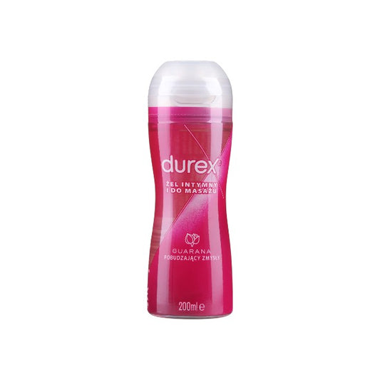 Lubrifiant si gel de masaj DUREX Guarana, cu efect 2 in 1, 200 ml