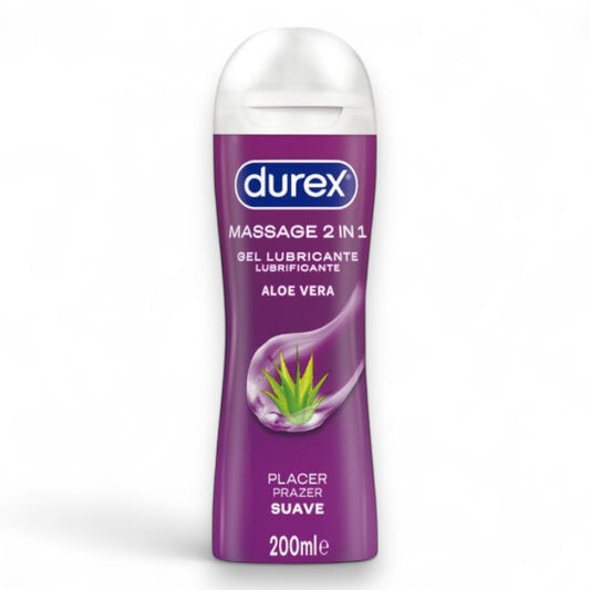 Lubrifiant si gel de masaj DUREX Aloe Vera, cu efect 2 in 1, 200 ml