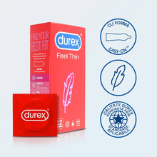 Prezervative ultra subtiri Durex Thin Feel, 56 mm, 1 cutie x 12 buc