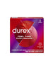 Prezervative ultra subțiri DUREX Thin Feel Extra Lubrifiate, 56 mm, 1 cutie x 3 buc