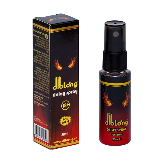 Spray premium Diblong Delay Long Action, poate contribui la întârzierea ejaculării și la prelungirea actului sexual, 30 ml
