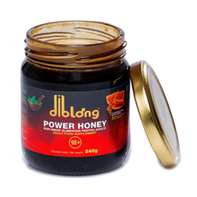 Miere afrodisiac premium concentrat DIBLONG POWER HONEY, poate ajuta la creșterea libidoului, potență, erecție, ejaculare precoce, Unisex, 240 g