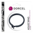 Inel pentru penis DORCEL Adjust Ring, din silicon moale, ajustabil, pentru îmbunătățirea performanțelor sexuale, culoare negru