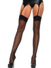 Dresuri cusatura la spate, Leg Avenue, model 1000 negru, marime universala