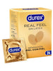 Prezervative subtiri Durex RealFeel, regular fit, fara latex, senzatie naturala, 56 mm, 1 cutie x 24 buc