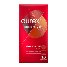 Prezervative ultra subtiri Durex Sensitivo XL, grande fit, 60 mm, 1 cutie x 10 buc