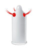 Prezervativ stimulator EGZO Cocky Friend Green - Soft, cu texturi proeminente, din latex, diametru 52 mm, 1 buc