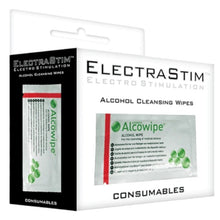 Șervețele ELECTRASTIM Alcohol Cleansing Wipes, pentru curățarea jucăriilor sexuale cu electroșoc, 10 bucăți