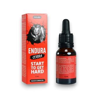 Ulei ENDURA COBRA, pentru erecții puternice, cu chimen negru, 100% natural, 15 ml