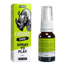 Spray oral pentru cresterea libidoului ENDURA RHINO Spray to Play, pentru barbati si femei, 15 ml