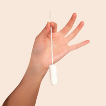 Tampoane ENROUSH 100% Organic Cotton Tampons Super, pentru flux abundent, hipoalergenic, fără plastic. fără coloranți, 16 buc