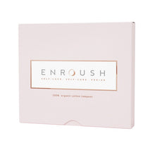 Tampoane ENROUSH 100% Organic Cotton Tampons Super, pentru flux abundent, hipoalergenic, fără plastic. fără coloranți, 16 buc